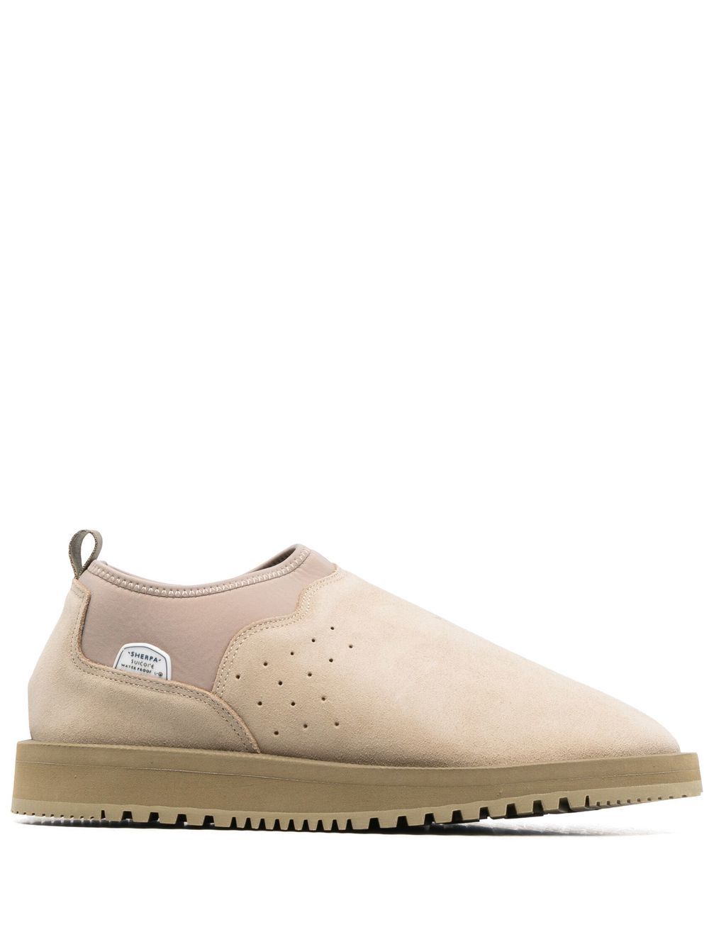 Ankle-sock style loafers - Neutrals