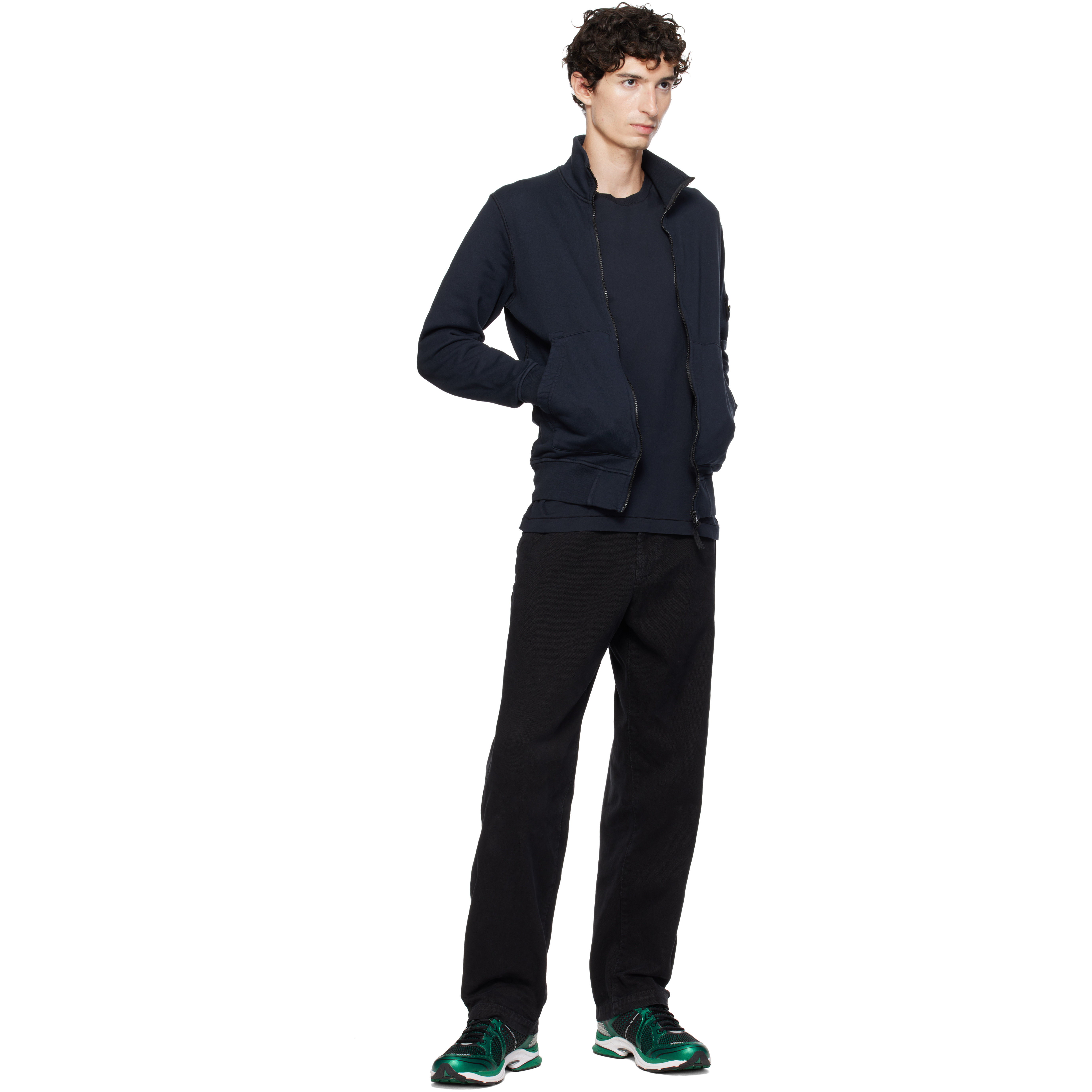 Green & Black Progrid Triumph 4 Sneakers
