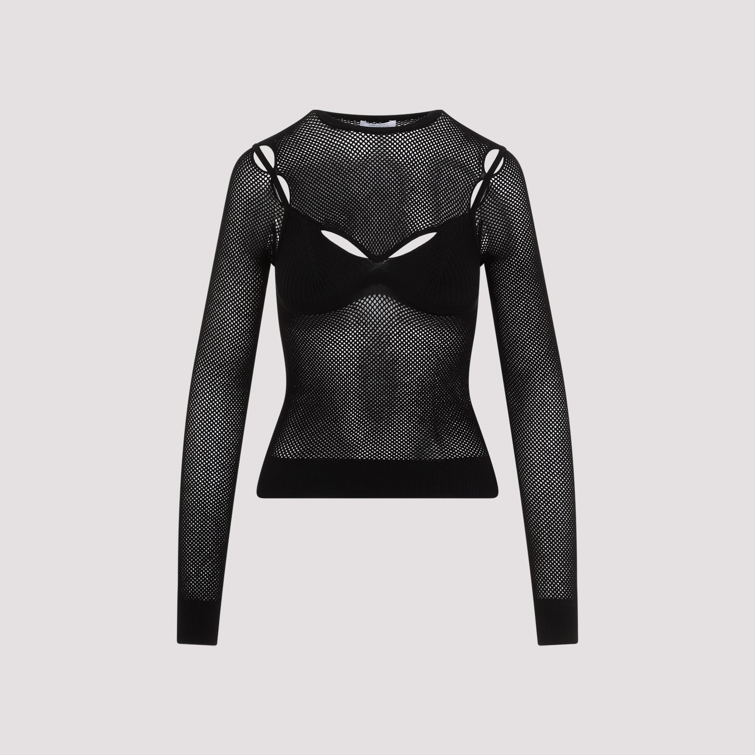 Net Arrow Bralette Viscose Top