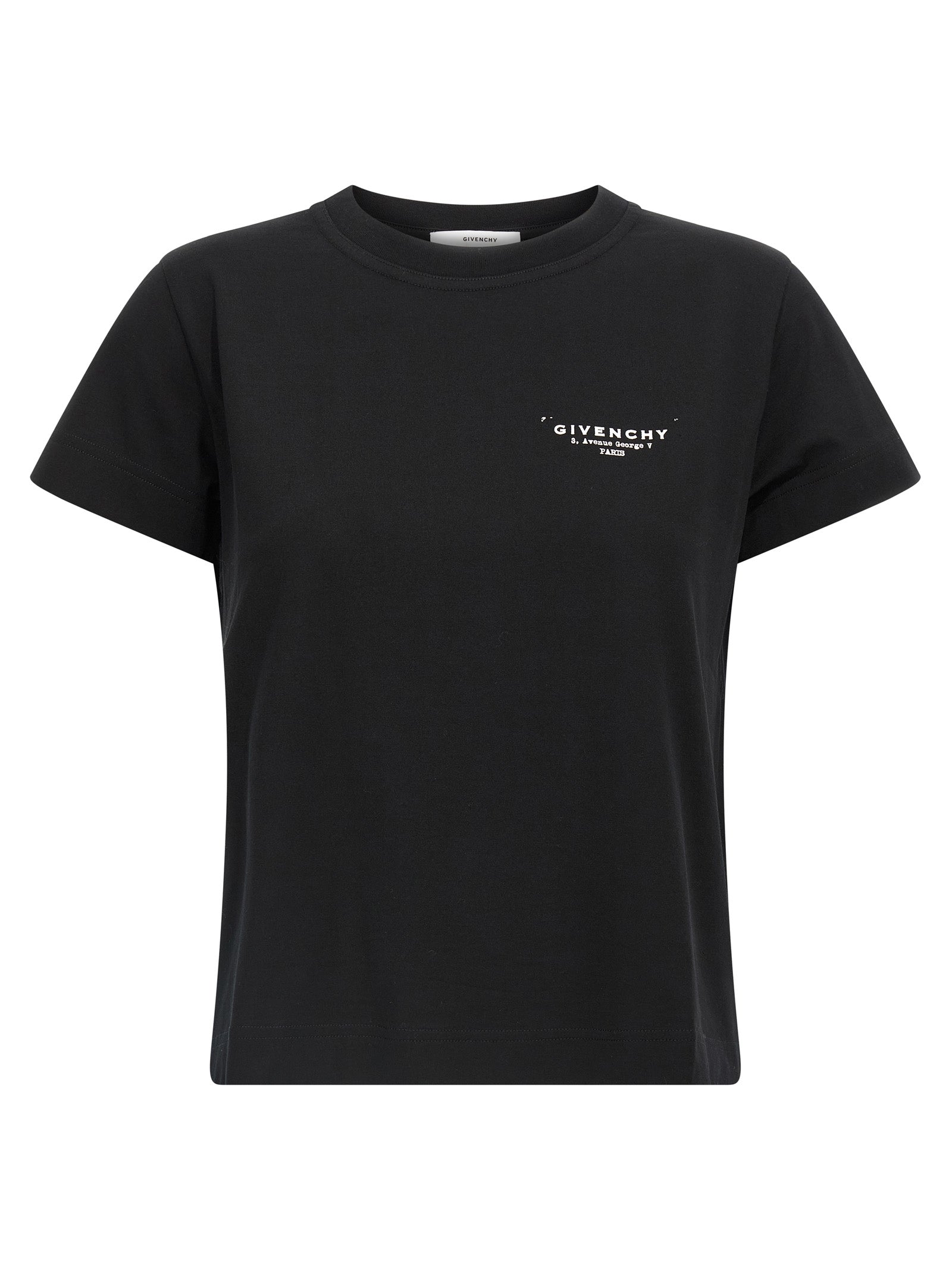 Logo-Stamped Cotton T-Shirt — Black