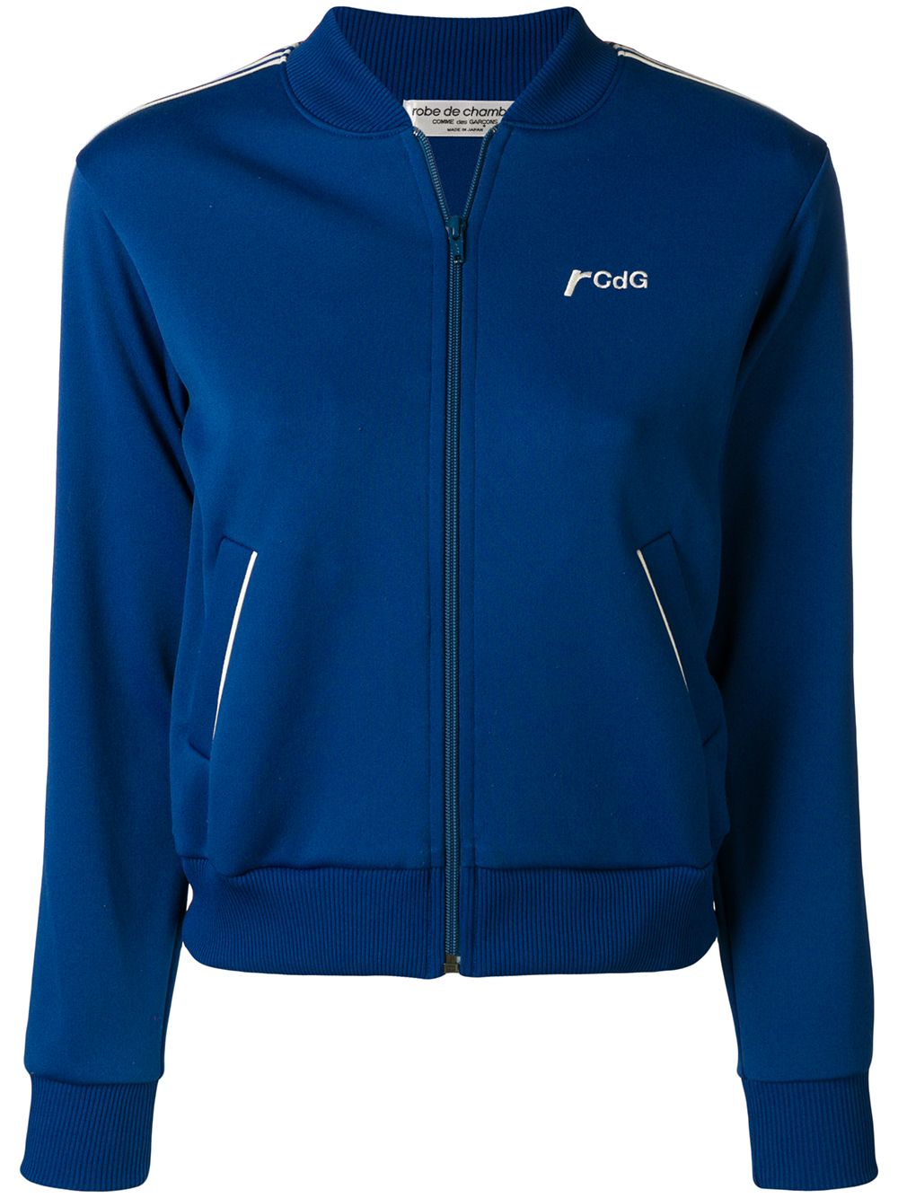 2002 sporty zip-up jacket - Blue