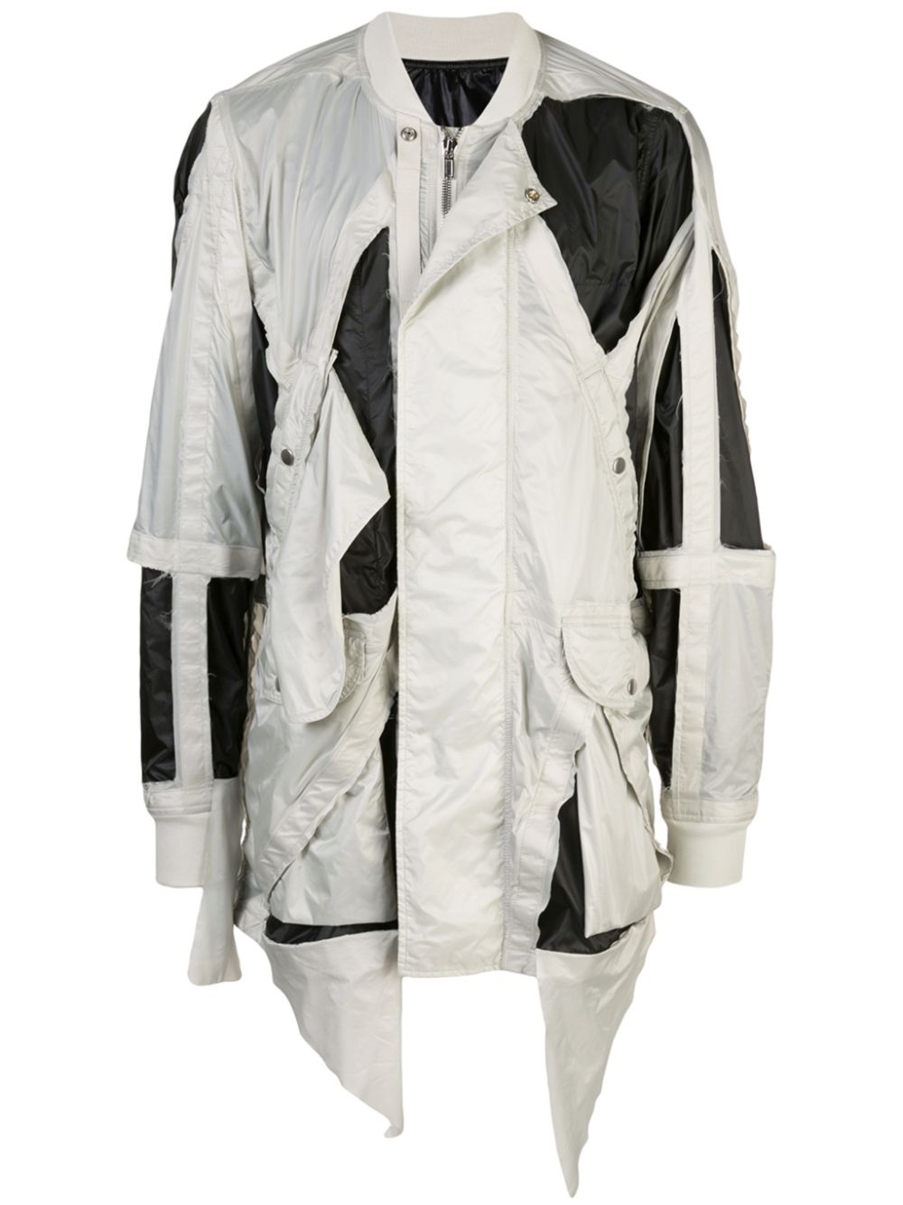 Cut-out detail jacket - Grey
