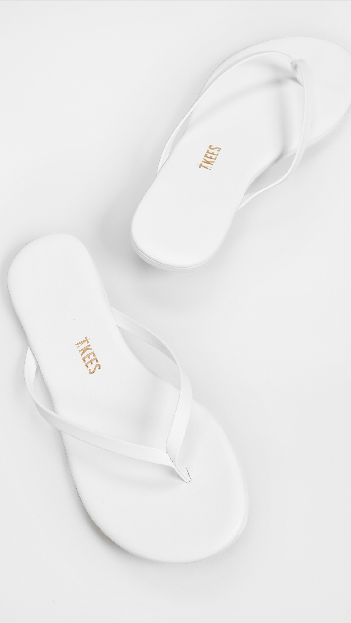 Solids Flip Flops No. White