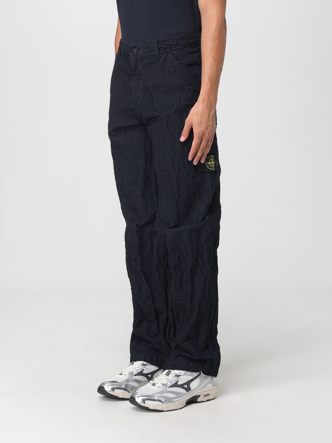 Pants Men color Blue