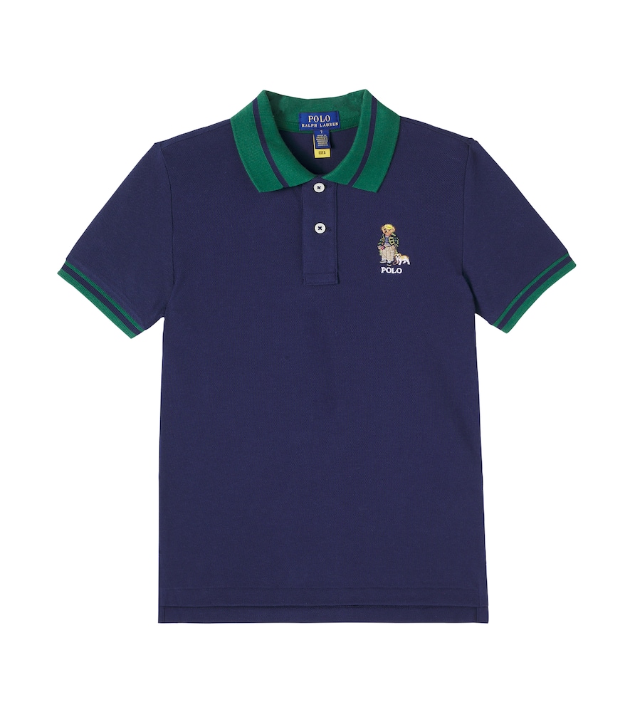 Polo Bear cotton polo shirt