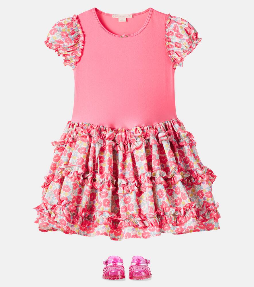 Konges Sløjd Adeline ruffled floral jersey dress