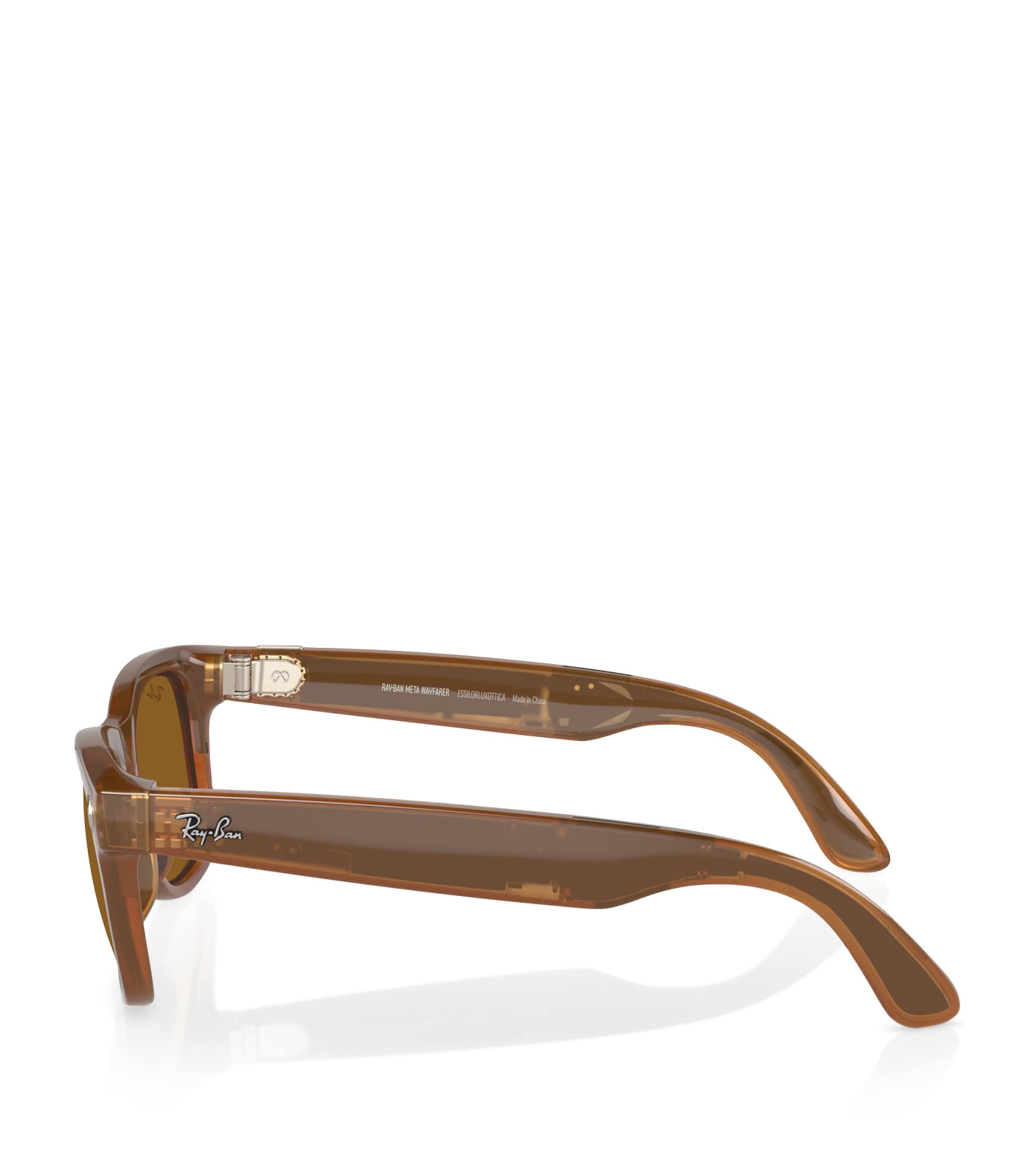 X Meta Large Smart Wayfarer Sunglasses