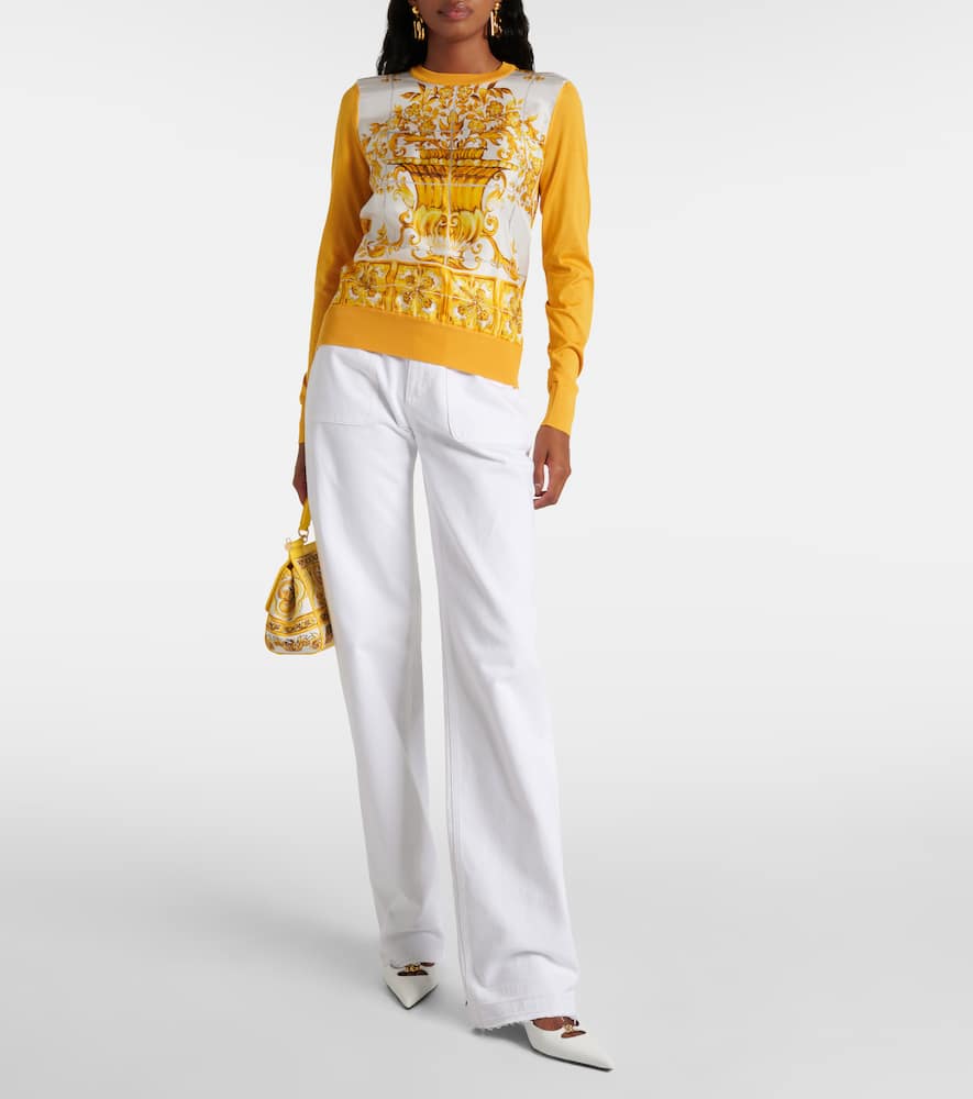 Majolica silk sweater