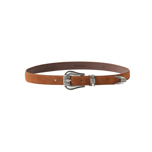 Original 3-piece western belt made of Italian cowhide.