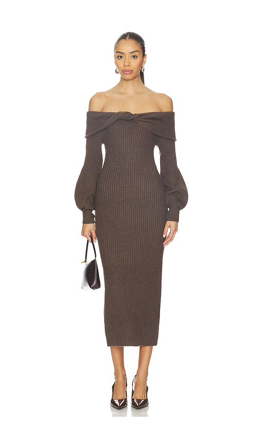 ASTR the Label KLEID TILDE in Brown. Größe L. Also in