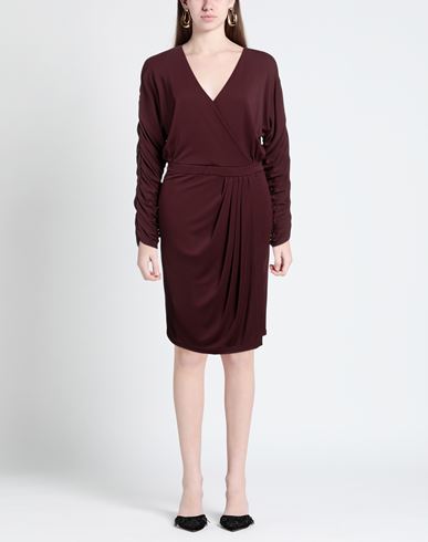 Woman Midi dress Plum Size 8 Acetate, Polyamide