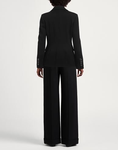 Woman Blazer Black Size 10 Viscose, Nylon, Elastane