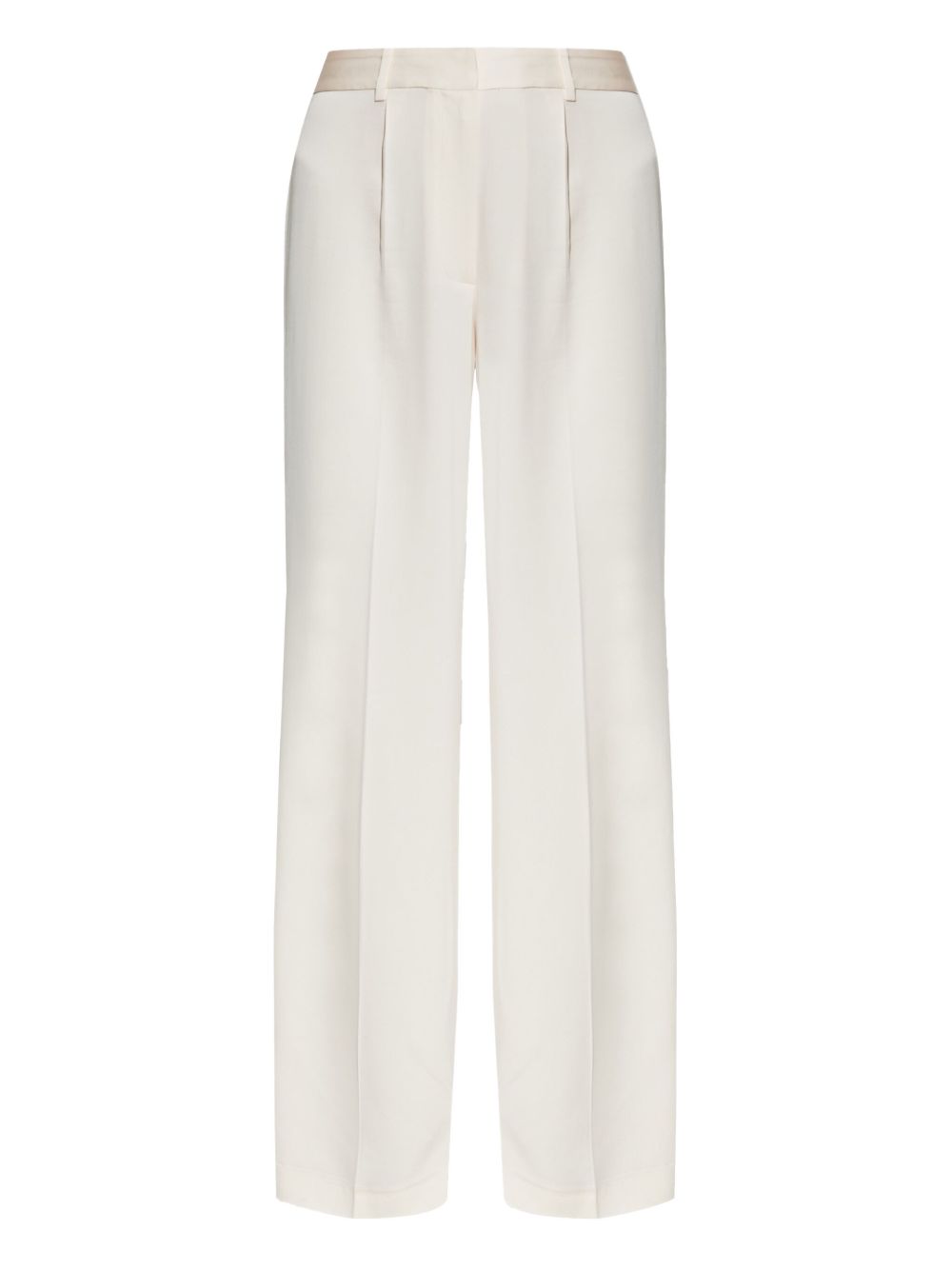 Satin-finish trousers - Neutrals