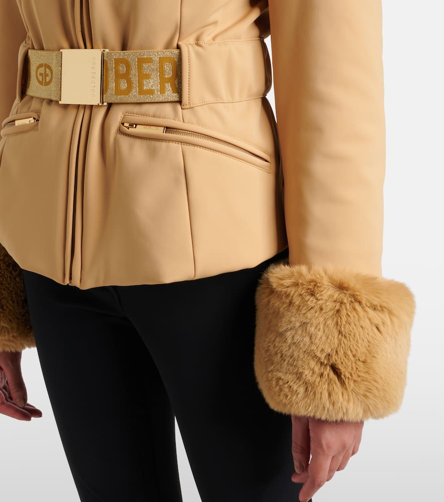 Prezioso faux fur-trimmed down ski jacket