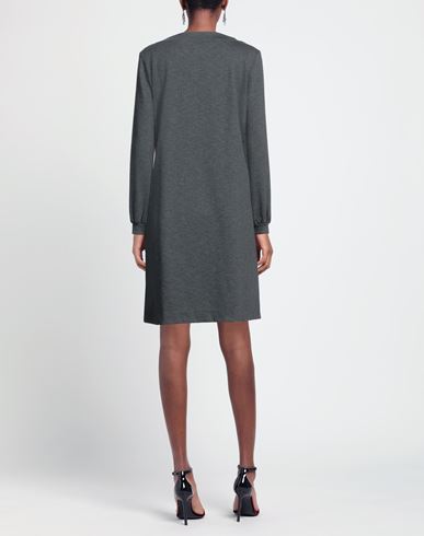 Niū Woman Mini dress Lead Size M Cotton, Polyester, Viscose, Elastane