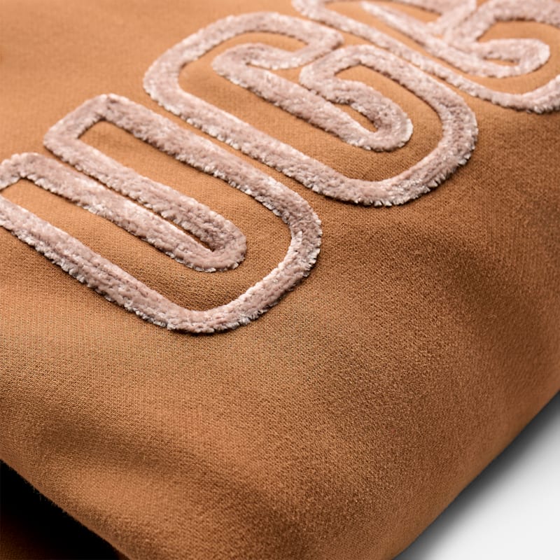 ® Women's ® Logo Crewneck Cotton Blend Tops in Chestnut