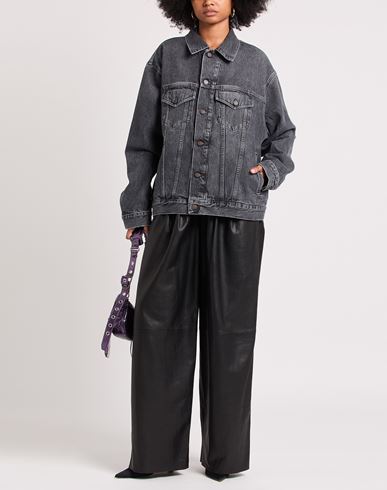 Acne Studios Woman Denim outerwear Charcoal Size S/M Cotton