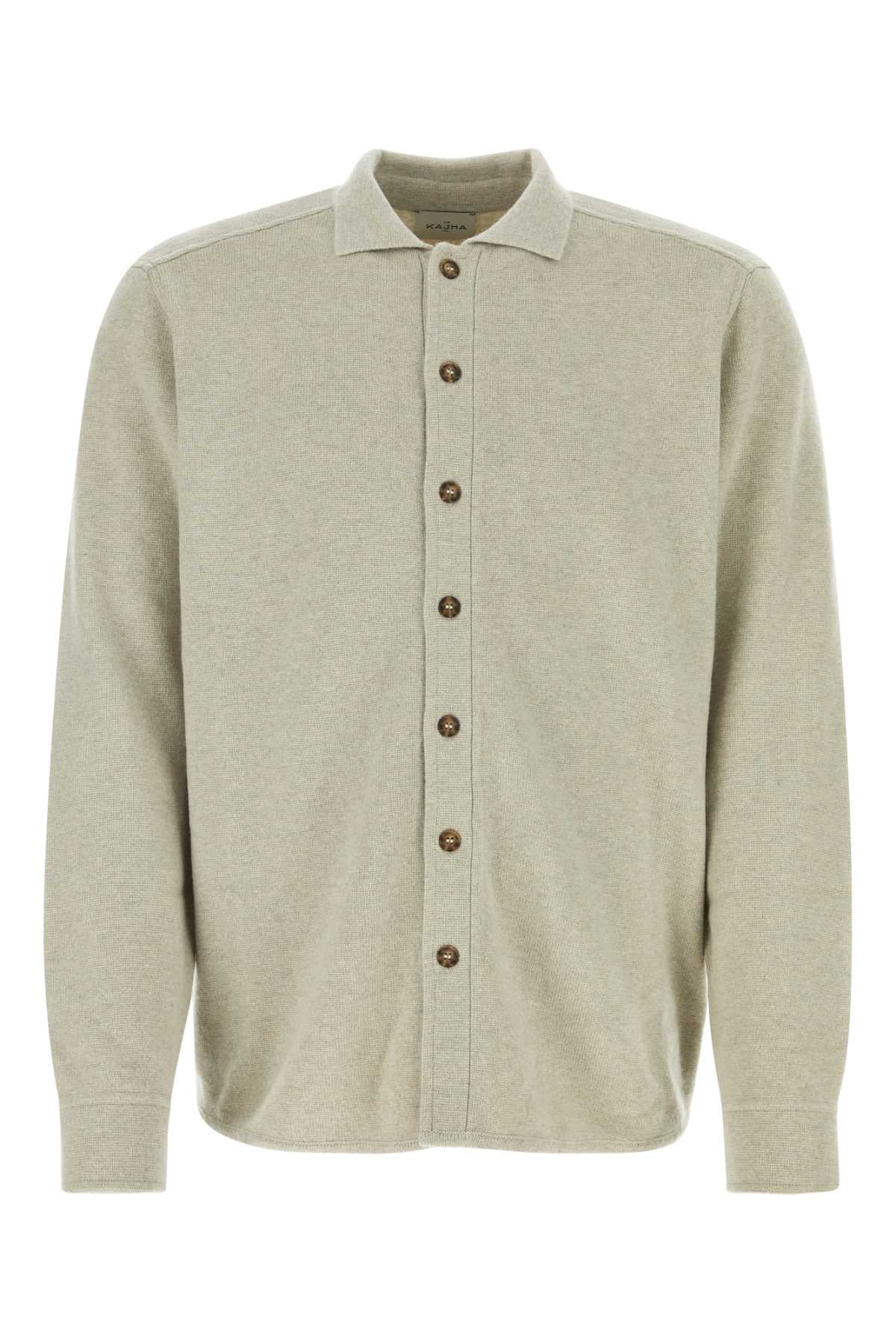 Organic Cashmere Cardigan — Gray