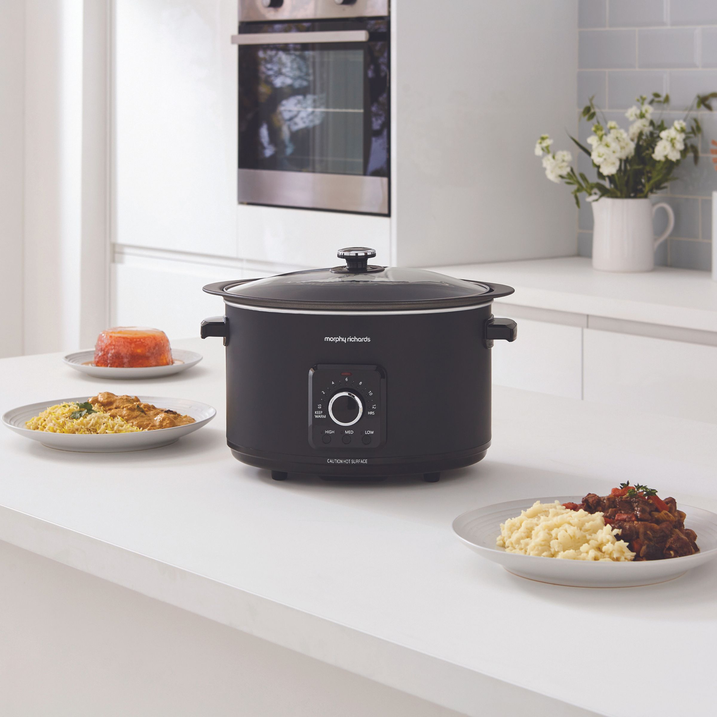 Morphy Richards Easy Time 6.5L Slow Cooker in Black