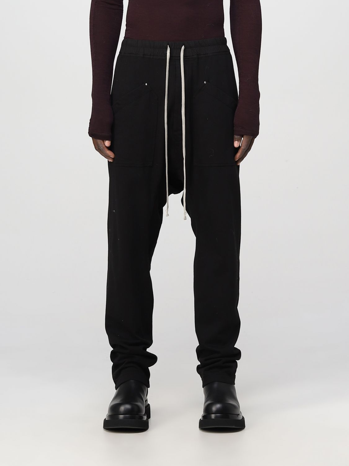Pants Men color Black