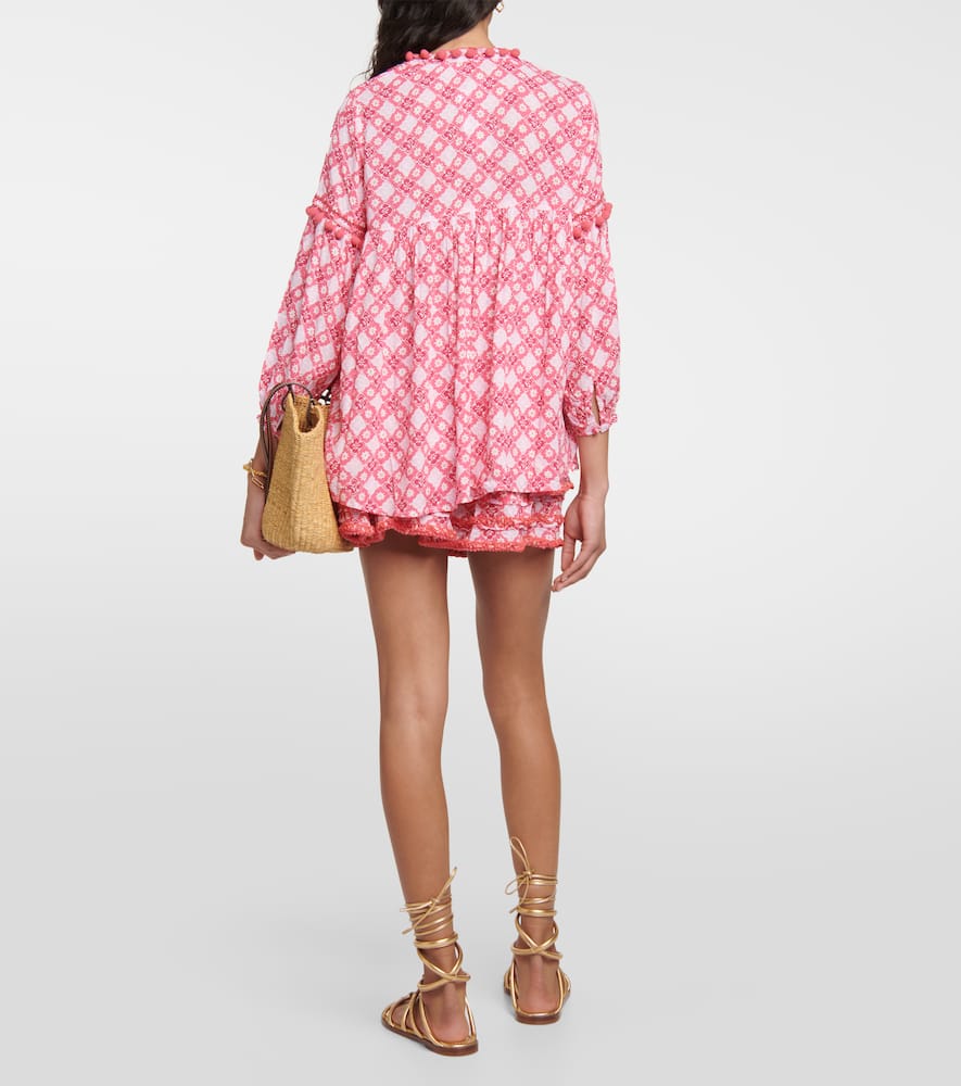 Clara printed blouse