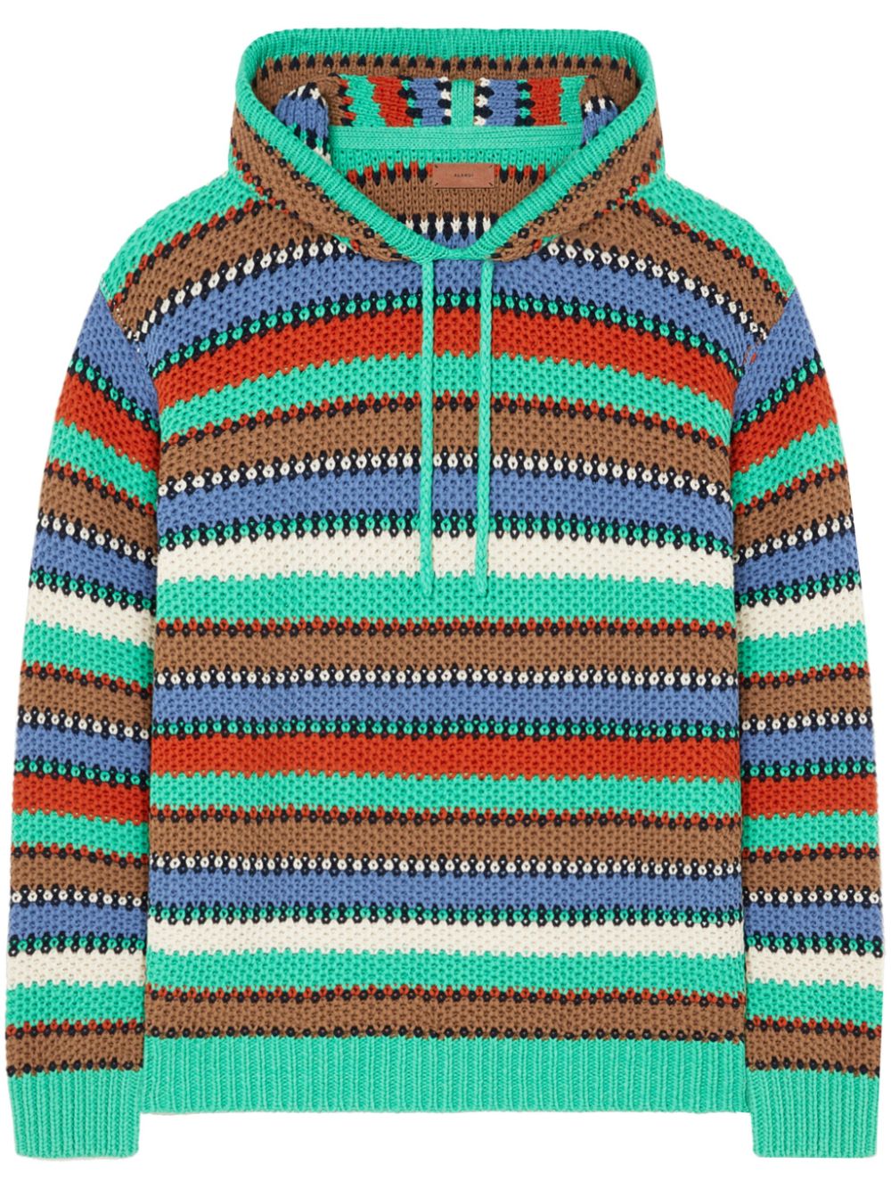 Sunny Stripes hoodie - Green
