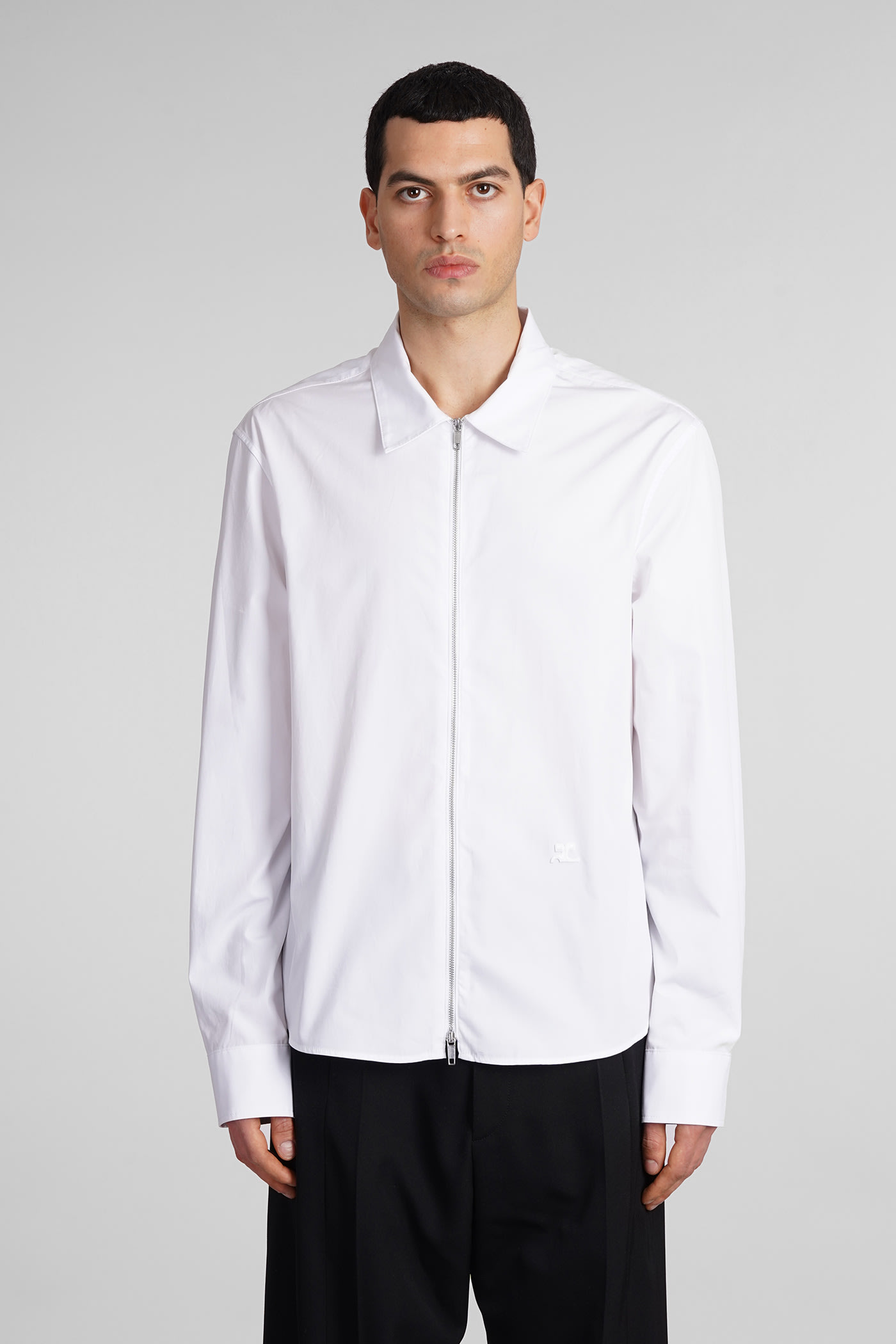Shirt In White Cotton