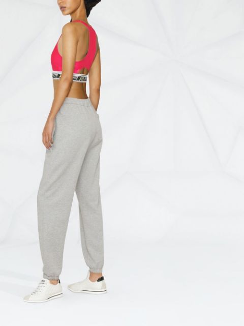 Logo-print cropped top