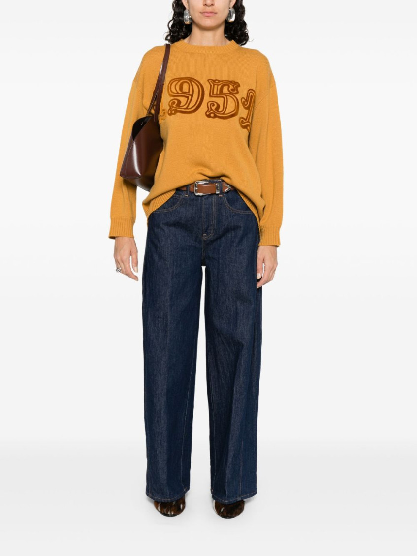 Fido Brown Wool Blend T-shirt