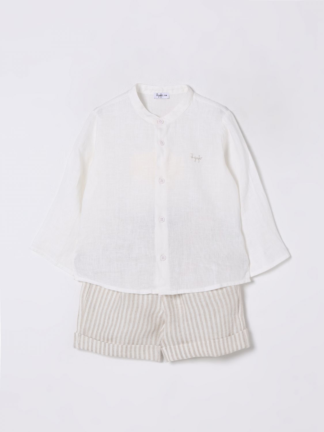 Romper IL GUFO Kids color Grey