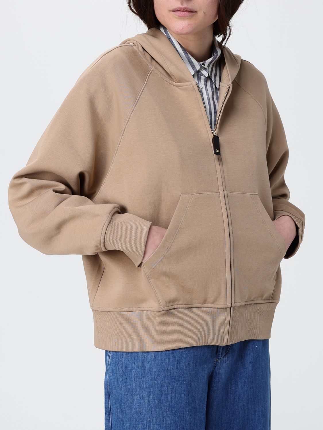 Sweatshirt Woman color Sand
