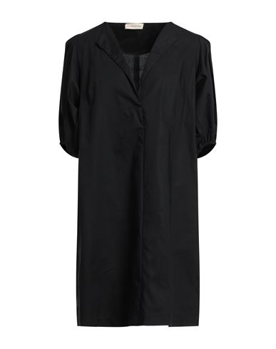 Rossopuro Woman Mini dress Black Size XS Cotton