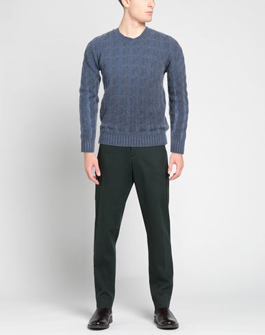 Arovescio Man Sweater Slate blue Size 44 Wool, Cashmere