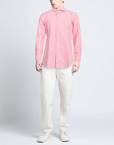 Man Shirt Pink Size 15 Cotton