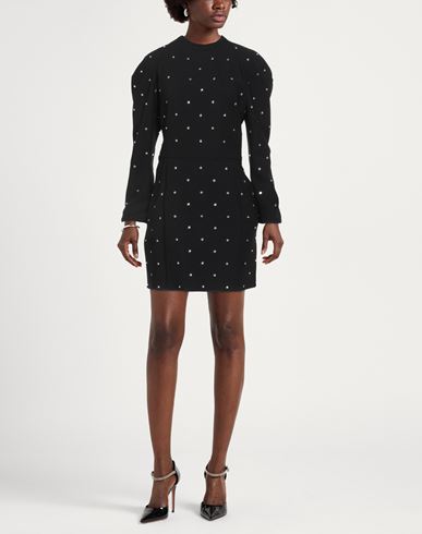Woman Mini dress Black Size M Polyester, Acetate