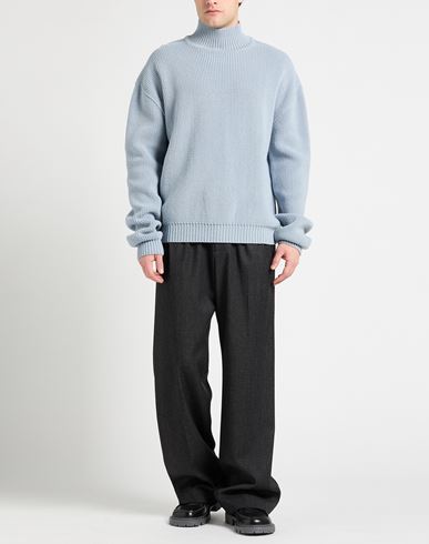 Man Turtleneck Sky blue Size M Virgin Wool