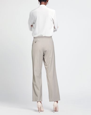 Woman Pants Beige Size 10 Polyester, Viscose, Elastane