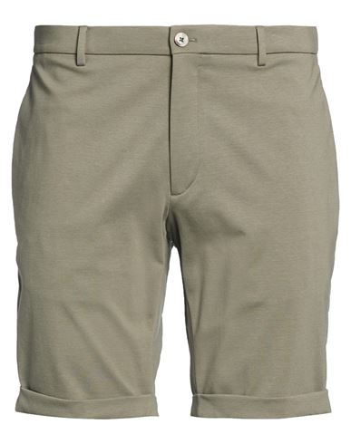 Man Shorts & Bermuda Shorts Military green Size 38 Cotton, Polyamide, Elastane