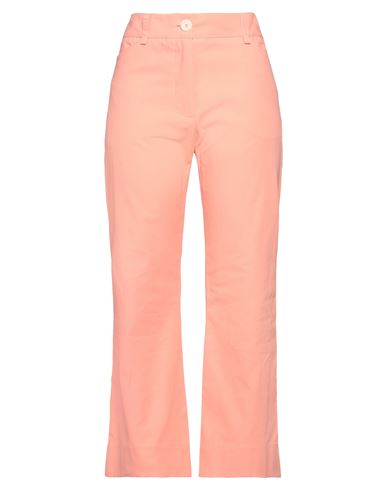 Woman Pants Salmon pink Size 3 Cotton, Linen