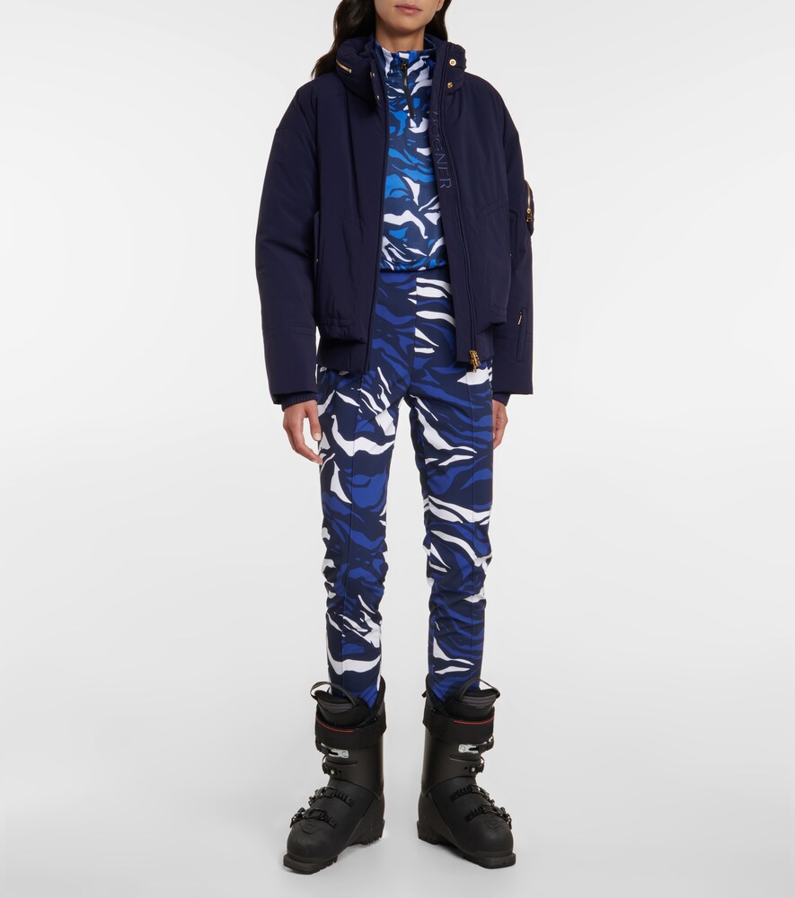 Elaine printed ski leggings