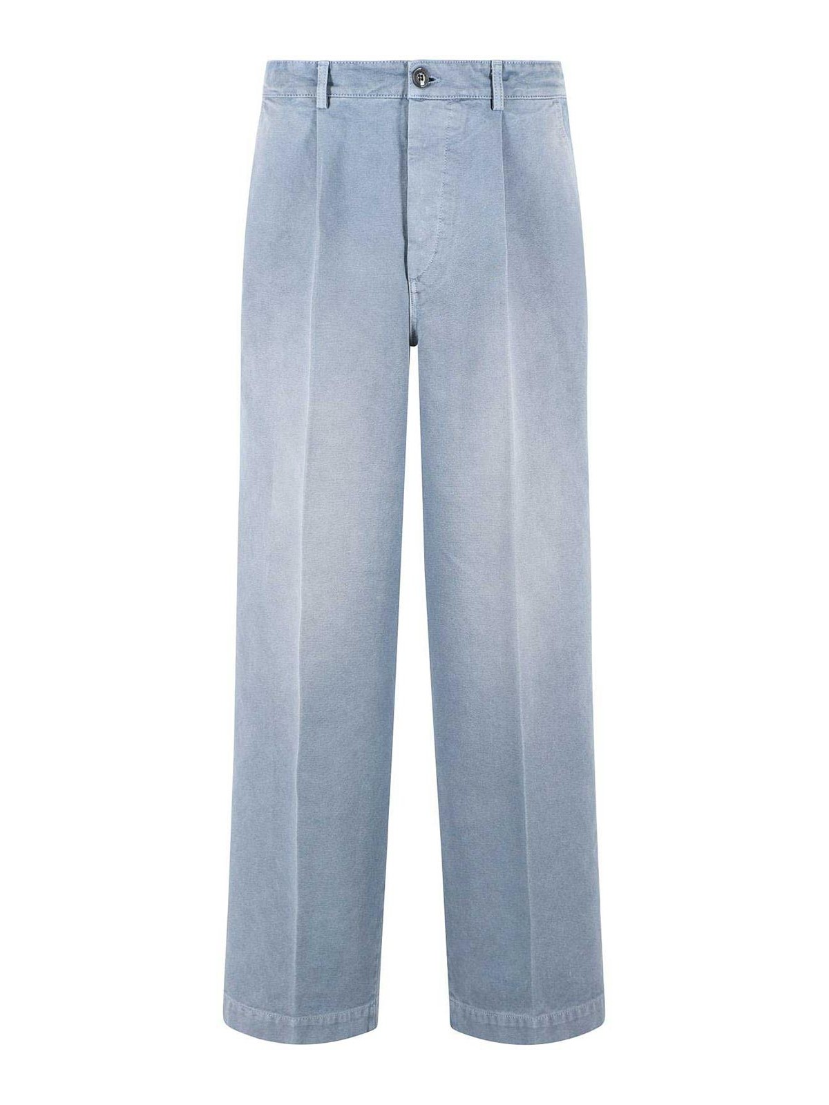 Light Blue Cotton Pants