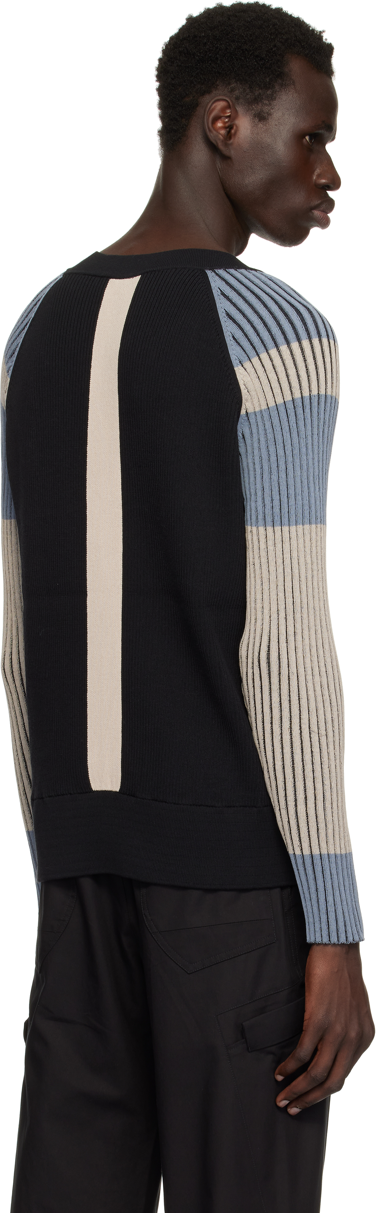 Kiko Kostadinov Black & Blue Inex Cardigan
