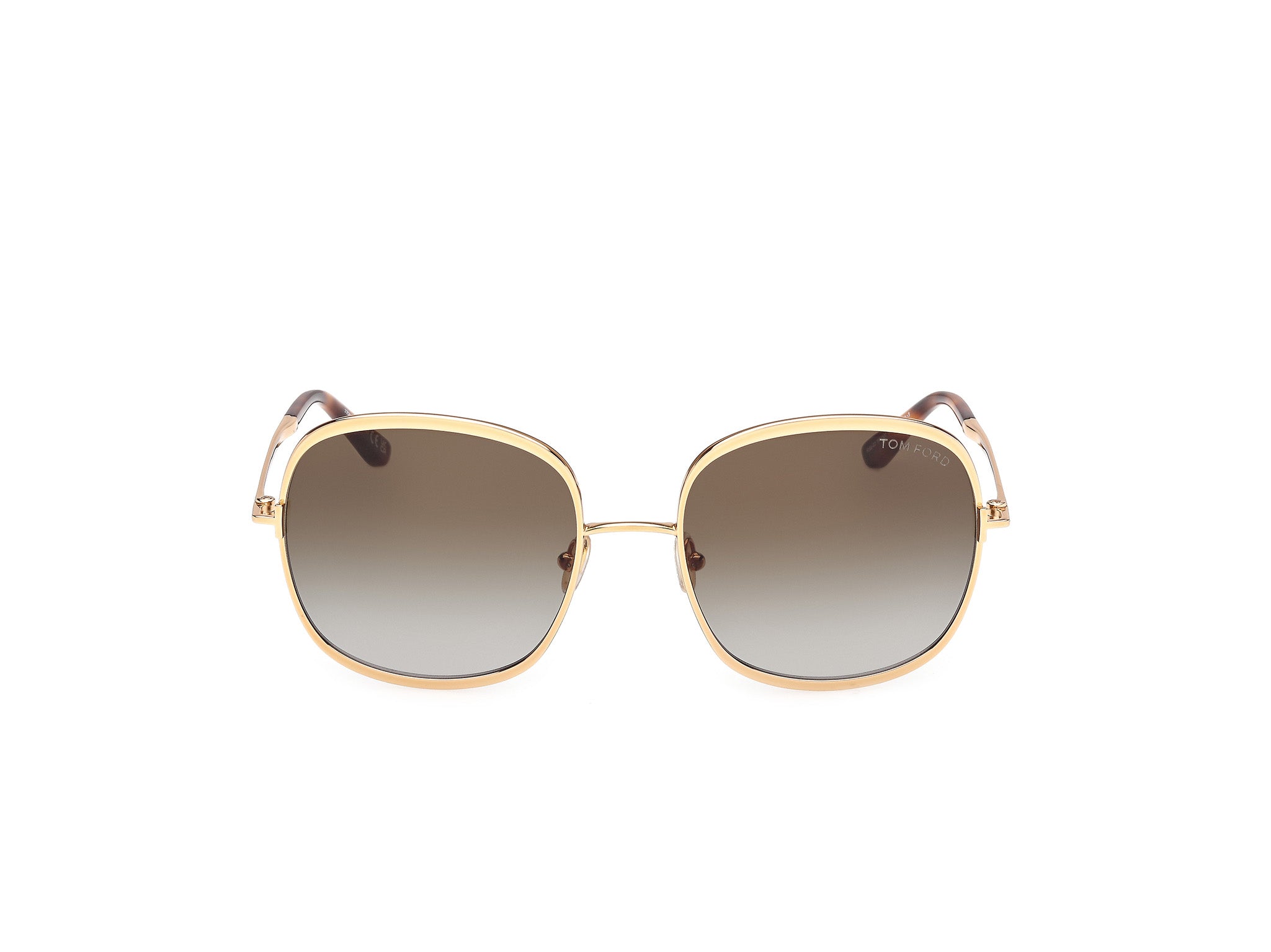 TOM FORD Woman TOM FORD FT1320 SOFIA-02 30P Sunglasses Metal Gold Green Round Norma