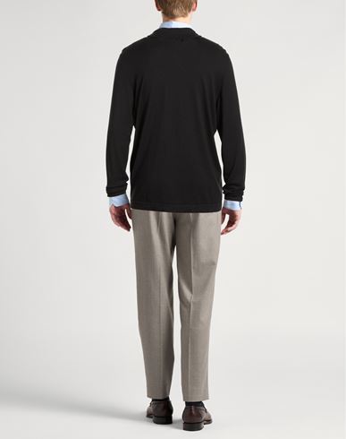 Man Cardigan Midnight blue Size L Cashmere