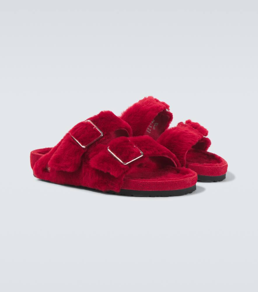 Birkenstock 1774 Arizona 1774 shearling-lined suede sandals