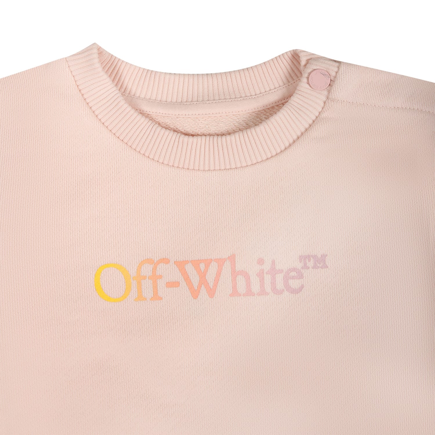 Pink Set For Baby Girl With Logo