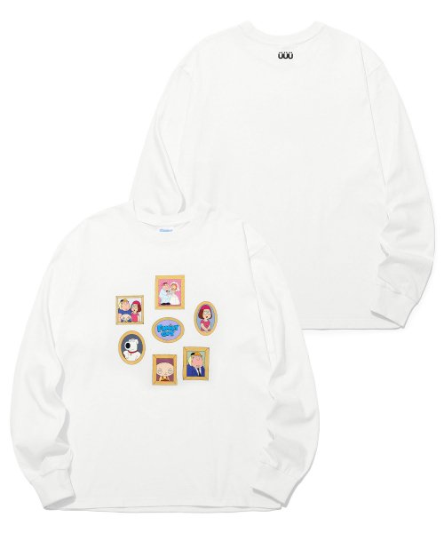 FRAME GRAPHIC LONG SLEEVE T-SHIRT_WHITE