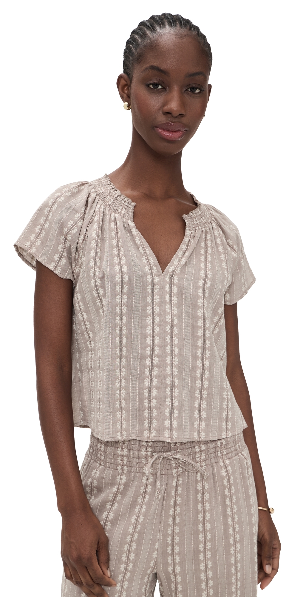 Meadow Blouse Light Wicker