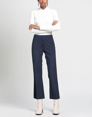 Woman Pants Navy Size 6 Viscose, Polyamide, Elastane