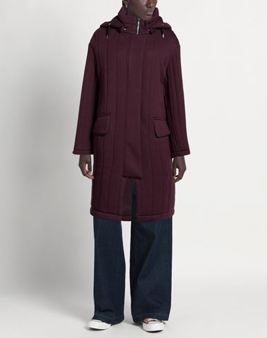 Woman Coat Plum Size 4 Viscose